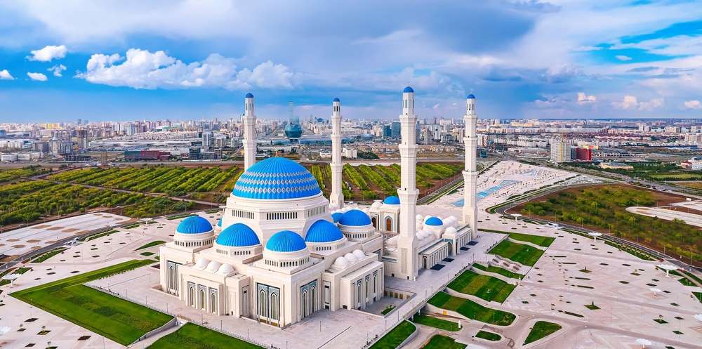 Nur-Sultan, Kazakhstan largest big mosque in Central Asia